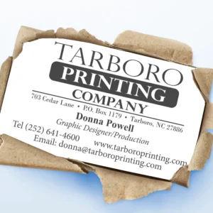 Black & White Business Card
