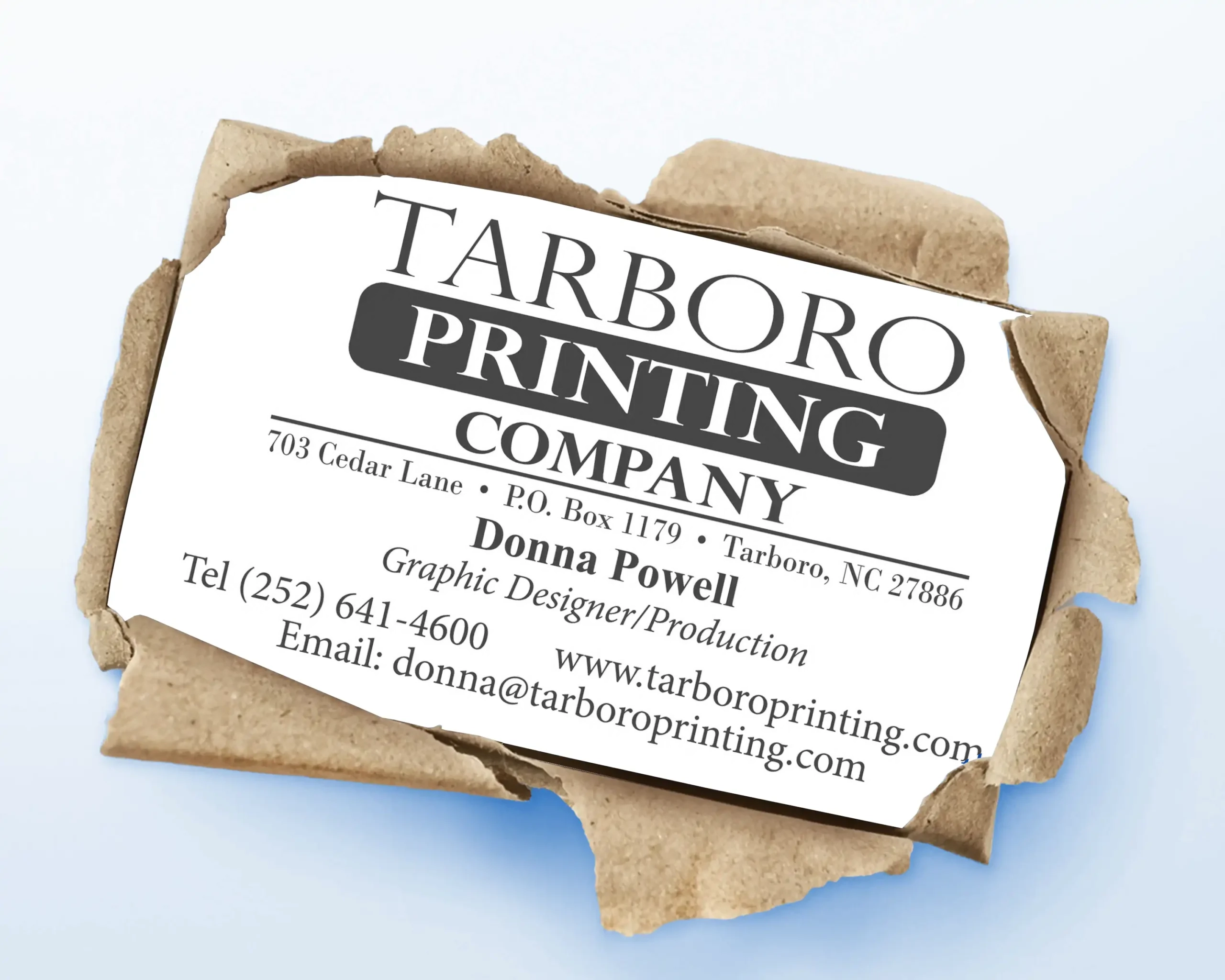 Black & White Business Card